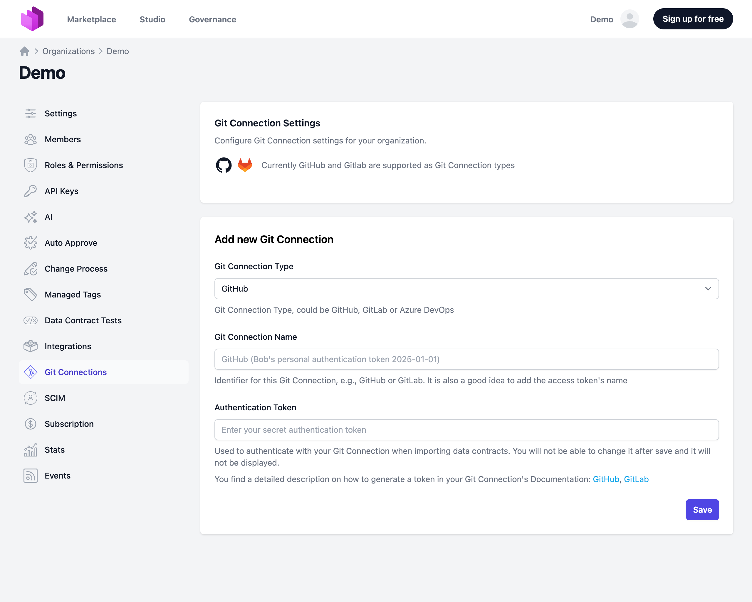 Open Settings